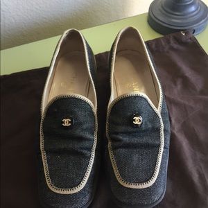 Chanel Indigo Denim Loafer